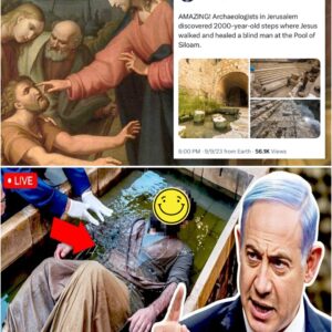 Ancient Steps to the Pool of Siloam Unearthed — And the Bible Just Got Harder to Dismiss 🗝️ Archaeologists uncovered the exact first-century pool where Jesus healed the blind man, complete with coins, steps, and a pilgrimage road